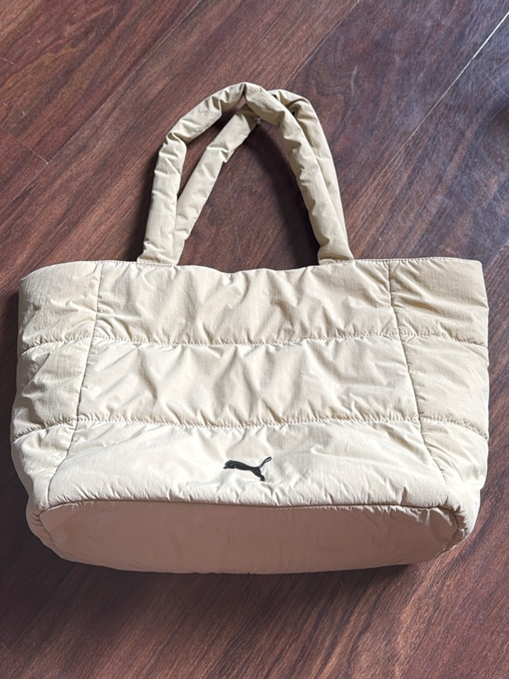 Puma khaki puffy shoulder bag